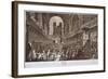 Service of Thanksgiving in St Paul's Cathedral, City of London, 1789-Robert Pollard-Framed Giclee Print