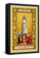 Service, Surgical Dressings for War Relief-Thomas Tryon-Framed Stretched Canvas
