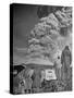 Servicemen Viewing Eruption of Volcano Mount Vesuvius-George Rodger-Stretched Canvas