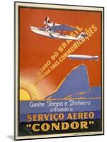 Servico Aereo "Condor"-null-Mounted Art Print