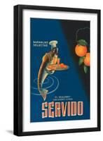 Servido Selected Oranges-Machirart-Framed Art Print