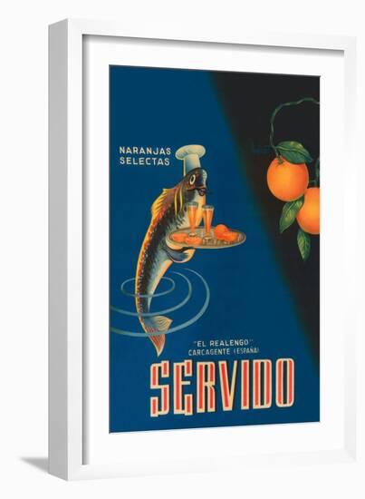 Servido Selected Oranges-Machirart-Framed Art Print