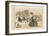 Serving Goose at Banquet-Birket Foster-Framed Art Print