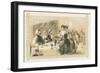 Serving Goose at Banquet-Birket Foster-Framed Art Print