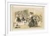 Serving Goose at Banquet-Birket Foster-Framed Premium Giclee Print