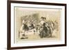 Serving Goose at Banquet-Birket Foster-Framed Premium Giclee Print