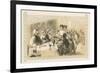 Serving Goose at Banquet-Birket Foster-Framed Premium Giclee Print