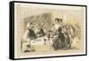 Serving Goose at Banquet-Birket Foster-Framed Stretched Canvas