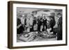 Serving Out a Day's Fresh Meat Ration on Board HMS 'Talbot, 1896-WM Crockett-Framed Giclee Print