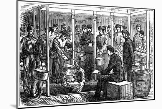 Serving Out Porter on a Troop-Ship, 1878-null-Mounted Giclee Print