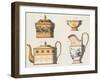 Serving Set-Anna Polanski-Framed Art Print