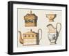 Serving Set-Anna Polanski-Framed Art Print