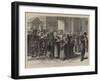 Serving Soup in the Faubourg Poissoniere, Paris-null-Framed Giclee Print