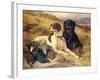 Serving the Guns-Edwin Henry Landseer-Framed Giclee Print