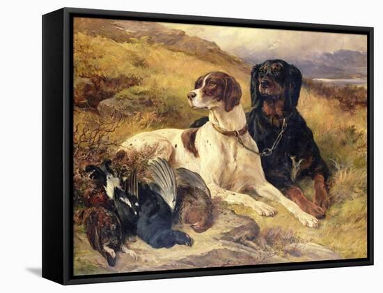 Serving the Guns-Edwin Henry Landseer-Framed Stretched Canvas