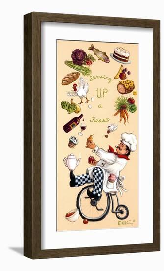 Serving Up A Feast-Janet Kruskamp-Framed Art Print