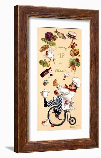 Serving Up A Feast-Janet Kruskamp-Framed Art Print