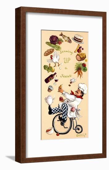 Serving Up A Feast-Janet Kruskamp-Framed Art Print