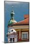 Servite Church clock tower, Old Town, Innsbruck, Tyrol, Austria.-Michael DeFreitas-Mounted Photographic Print