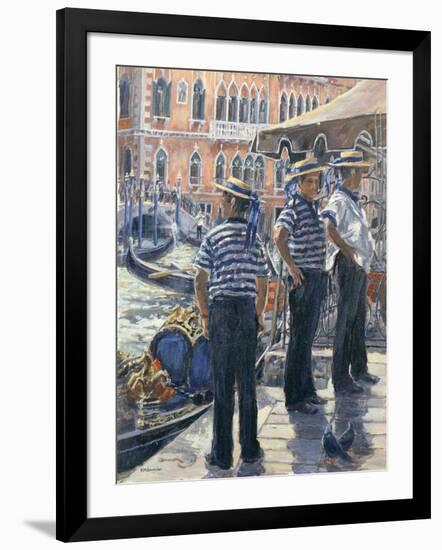 Servizzio Gondole, Grand Canal-Rosemary Lowndes-Framed Giclee Print