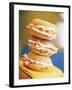 Sesame and Poppy Seed Bagels with Salmon Slices-null-Framed Photographic Print