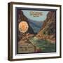 Sespe Brand - Fillmore, California - Citrus Crate Label-Lantern Press-Framed Art Print