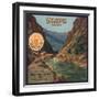 Sespe Brand - Fillmore, California - Citrus Crate Label-Lantern Press-Framed Art Print