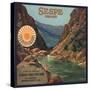 Sespe Brand - Fillmore, California - Citrus Crate Label-Lantern Press-Stretched Canvas