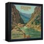 Sespe Orange Label - Fillmore, CA-Lantern Press-Framed Stretched Canvas