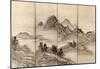 Sesshu (Landscape) Art Poster Print-null-Mounted Poster