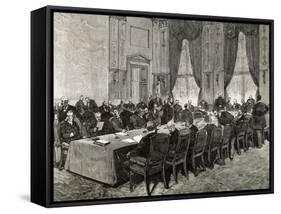 Session of the International Labor Conference, Berlin, Germany-null-Framed Stretched Canvas