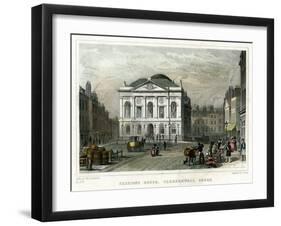 Sessions House, Clerkenwell Green, Islington, London, 1831-S Lacey-Framed Giclee Print