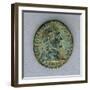 Sestertius from Imperial Age, Recto, Roman Coins-null-Framed Giclee Print
