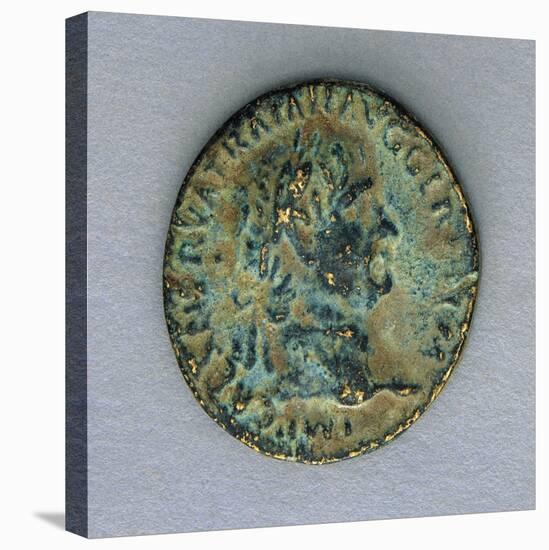 Sestertius from Imperial Age, Recto, Roman Coins-null-Stretched Canvas