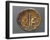 Sestertius of Emperor Vespasian Depicting Jew Sitting and Jew with His Hands Tied-null-Framed Giclee Print