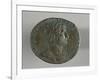 Sestertius of Hadrian, Minted in Rome, Bearing Image of Emperor, Roman Coins Ad-null-Framed Giclee Print