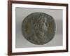 Sestertius of Hadrian, Minted in Rome, Bearing Image of Emperor, Roman Coins Ad-null-Framed Giclee Print