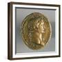 Sestertius of Trajan, Minted in Rome, Bearing Image of Emperor, Recto, Roman Coins AD-null-Framed Giclee Print