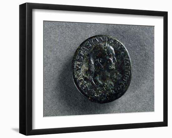 Sestertius of Vespasian, Roman Coins AD-null-Framed Giclee Print