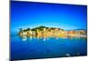 Sestri Levante, Silence Bay Sea Harbor and Beach View. Liguria, Italy-stevanzz-Mounted Photographic Print