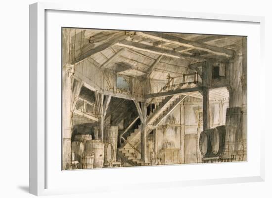 Set Design by Francesco Bagnara, for Norma, Opera by Vincenzo Bellini-null-Framed Giclee Print