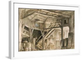 Set Design by Francesco Bagnara, for Norma, Opera by Vincenzo Bellini-null-Framed Giclee Print