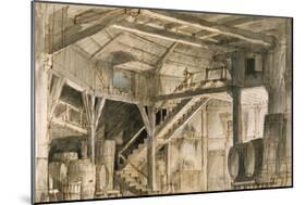 Set Design by Francesco Bagnara, for Norma, Opera by Vincenzo Bellini-null-Mounted Giclee Print