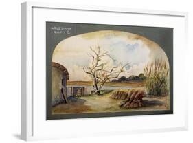 Set Design by Pirrotta for L'Arlesiana, Scene Ii, 1952, Opera by Francesco Cilea-null-Framed Giclee Print