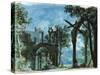 Set Design by Tancredi Liverani for Fourth Act of Opera Lucia Di Lammermoor-Gaetano Donizetti-Stretched Canvas