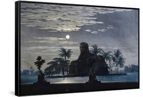 Set Design Conceived-Karl Friedrich Schinkel-Framed Stretched Canvas