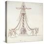 Set Design for a Ballet with Sailors Dancing around a Mast-null-Stretched Canvas