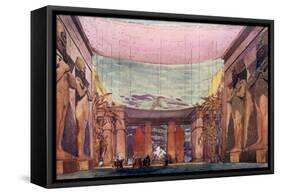 Set Design for a Ballets Russes Production of Cleopatra, 1909-Leon Bakst-Framed Stretched Canvas