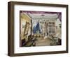 Set Design for Act I of La Boheme, Opera by Ruggero Leoncavallo-null-Framed Giclee Print