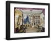 Set Design for Act I of La Boheme, Opera by Ruggero Leoncavallo-null-Framed Giclee Print